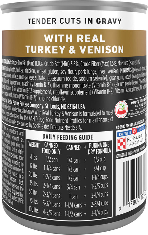 Purina One Tender Cuts In Gravy Dog Food 13 OZ