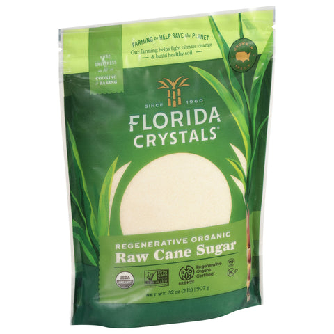 Florida Crystals Organic Raw Cane Sugar 32 OZ