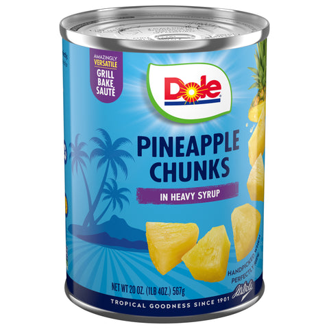 Dole Pineapple Chunks In Heavy Syrup 20 OZ