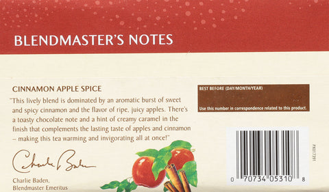 Celestial Seasonings Cinnamon Apple Spice Herbal Tea 20 CT
