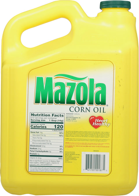 Mazola Cholesterol Free Corn Oil 2 gal
