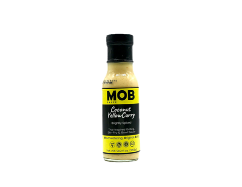Mob Sauce Co Mob Coconut Yellow Curry- Brightly Spiced And Lime Forward - 9 FL OZ 6 Pack