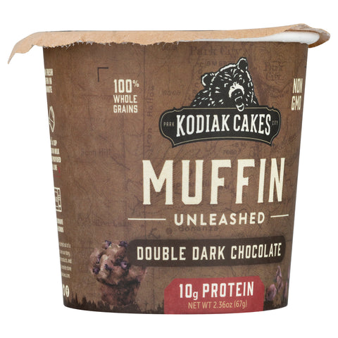 Kodiak Cakes Double Dark Chocolate Muffin Cup Mix 2.36 OZ