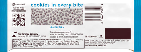 Hershey's Cookies 'N' Creme Bar 1.55 OZ
