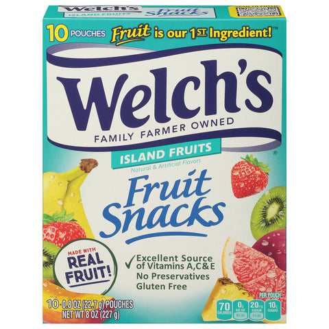 Welch's Island Fruits Fruit Snacks 8 OZ