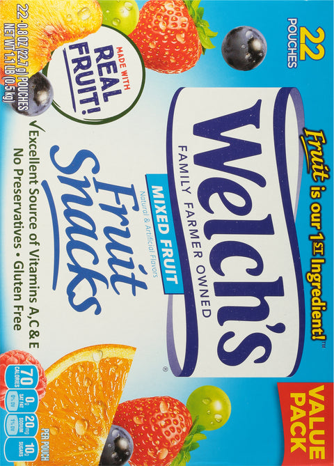 Welch's Mixed Fruit Snacks 17.6 OZ
