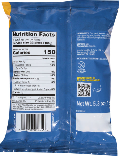 Schar Gluten-Free Classic Salty Pretzels 5.3 oz