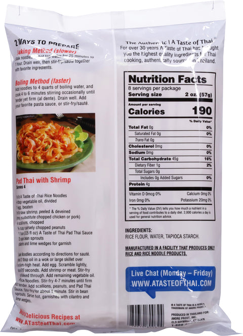 Taste Of Thai Rice Noodles 16 OZ
