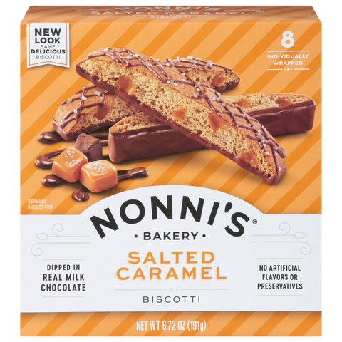 Nonni's Biscotti Salted Caramel 6.72 OZ