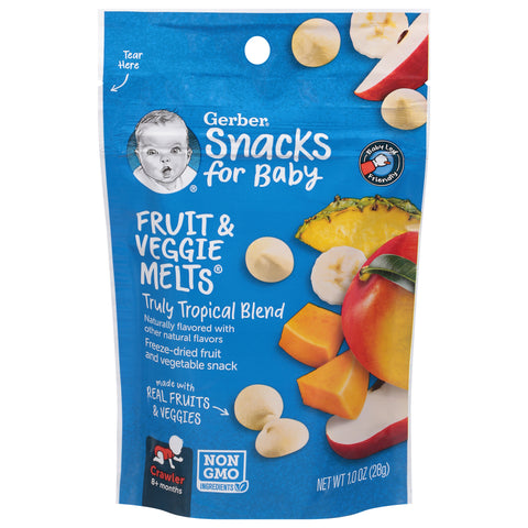 Gerber Graduates Melts Tropical Blend 1 OZ