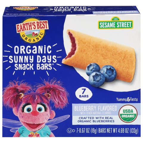 Earth's Best Organic Sunny Days Blueberry Flavored Snack Bars 7