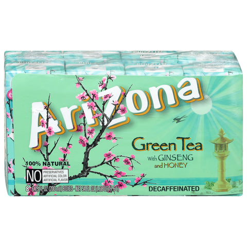AriZona Decaffeinated Green Tea with Ginseng and Honey 8