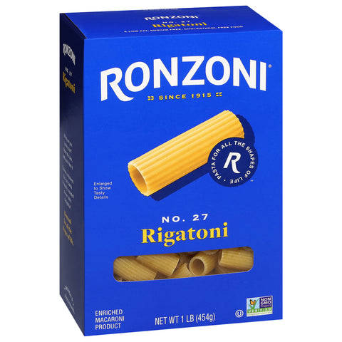 Ronzoni Rigatoni Pasta 16 OZ