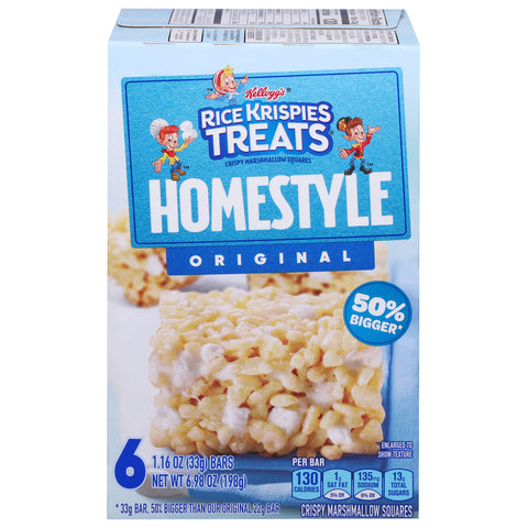 Kellogg's Rice Krispies Treats Homestyle 6.98 OZ
