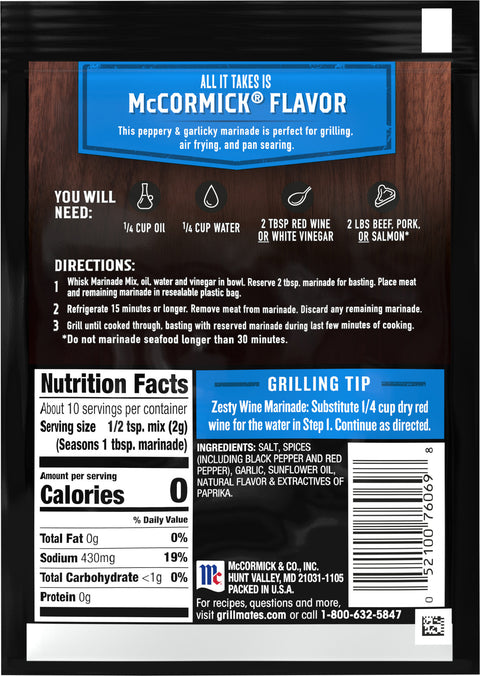 McCormick Marinade Montreal Steak 0.71 OZ