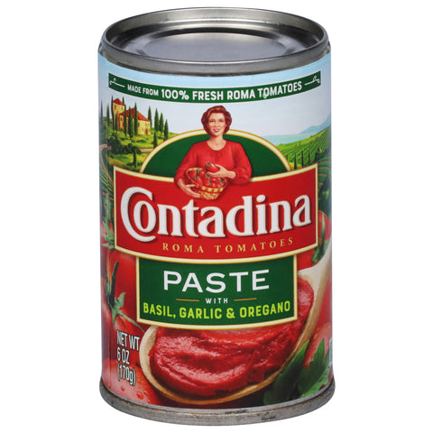 Contadina Tomato Paste with Basil, Garlic & Oregano 6 OZ