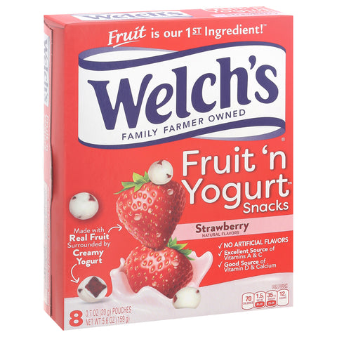 Welch's Strawberry Fruit 'N Yogurt Snacks 5.6 OZ