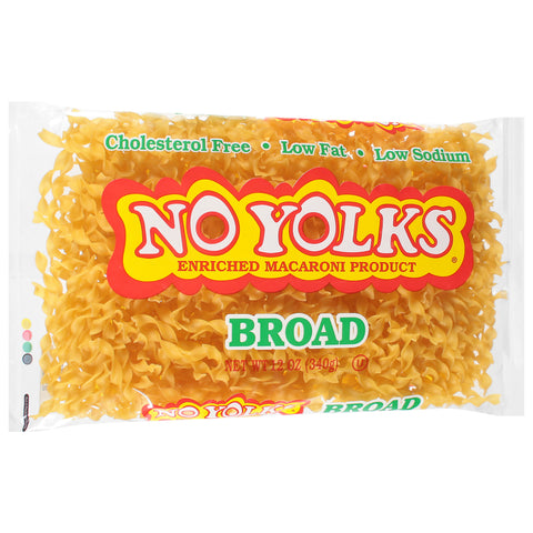 No Yolks Broad Egg Noodles  12 OZ