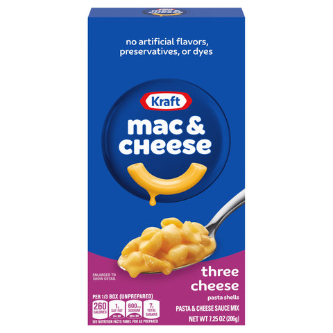 Kraft Macaroni & Cheese 3 Cheese 7.25 OZ