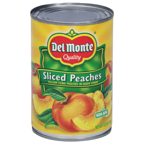 Del Monte Sliced Peaches Yellow Cling 15.25 OZ