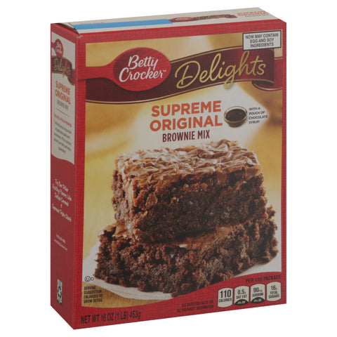 Betty Crocker Supreme Original Brownie Mix 16 OZ