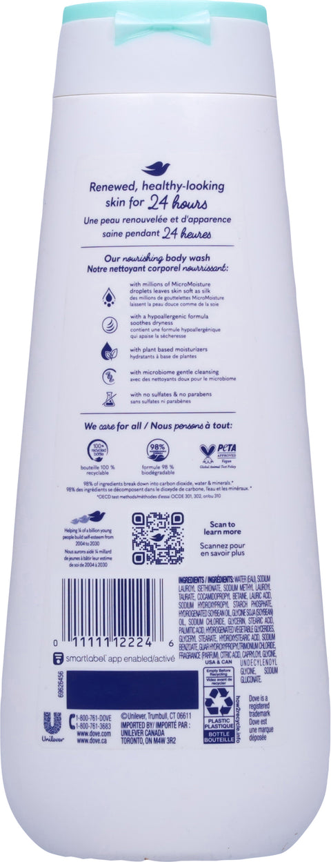 Dove Hypoallergenic Sensitive Skin Body Wash 20 fl oz