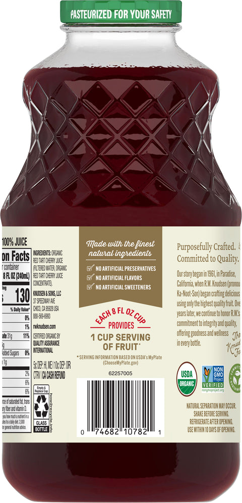 Knudsen Organic Just Tart Cherry Juice 32 FZ