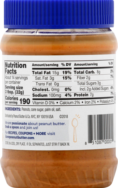 Peanut Butter & Co Gluten Free Smooth Operator Creamy Peanut Butter 16 OZ