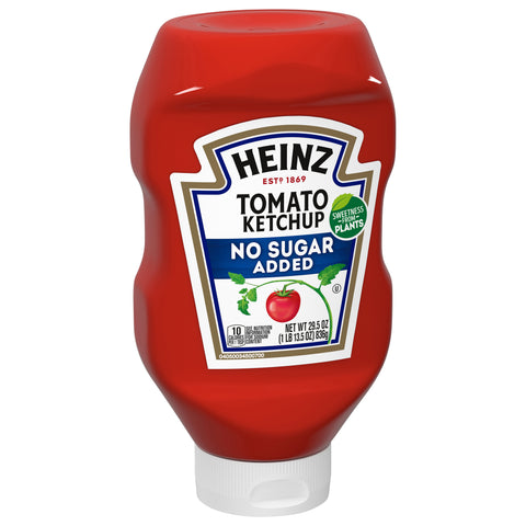 Heinz No Sugar Added Tomato Ketchup 29.5 OZ