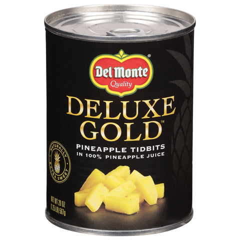 Del Monte Gold Pineapple Tidbits In Juice 20 OZ