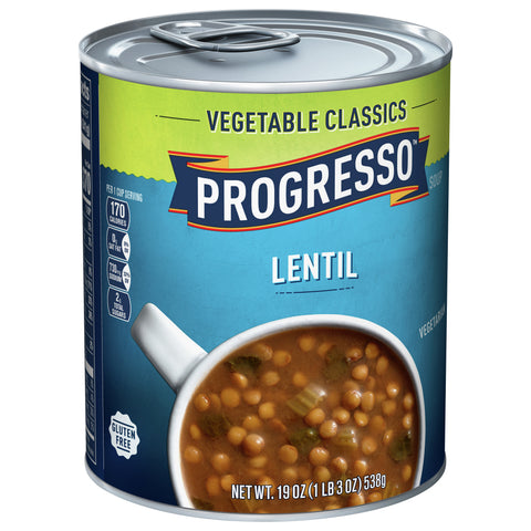 Progresso Vegetable Classics Soup Lentil 19 OZ