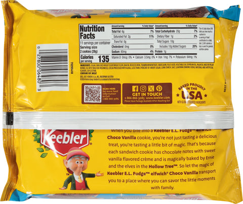 Keebler E.L. Fudge Choco Vanilla Cookies 10.8 oz