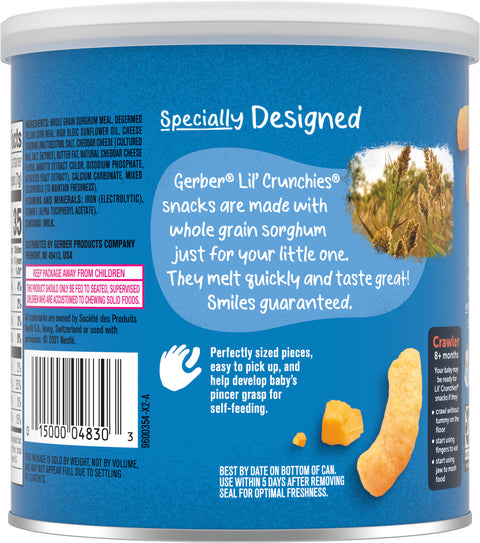 Gerber Graduates Lil Crunchies Mild Cheddar 1.48 OZ