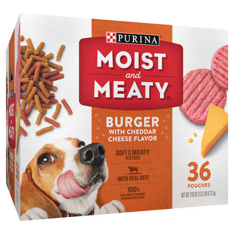 Purina Dog Food Moist & Meaty With Cheese 216 OZ