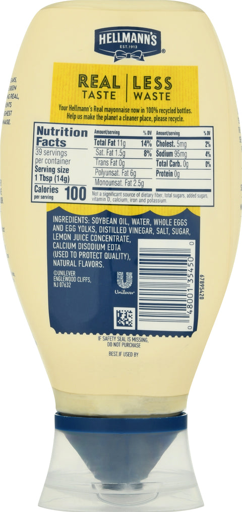 Hellmann's Squeeze Mayonnaise 20 FZ