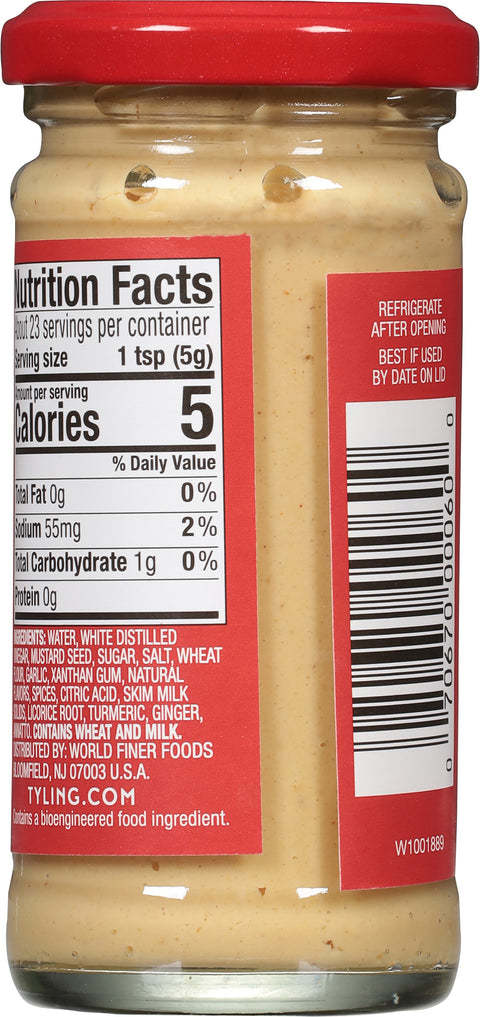 Ty Ling Chinese Style Chinese Hot Mustard 4 OZ