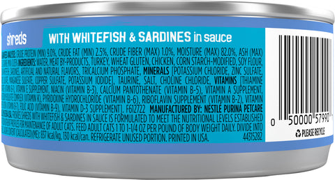 Friskies Savory Shreds Ocean Whitefish & Tuna 5.5 OZ