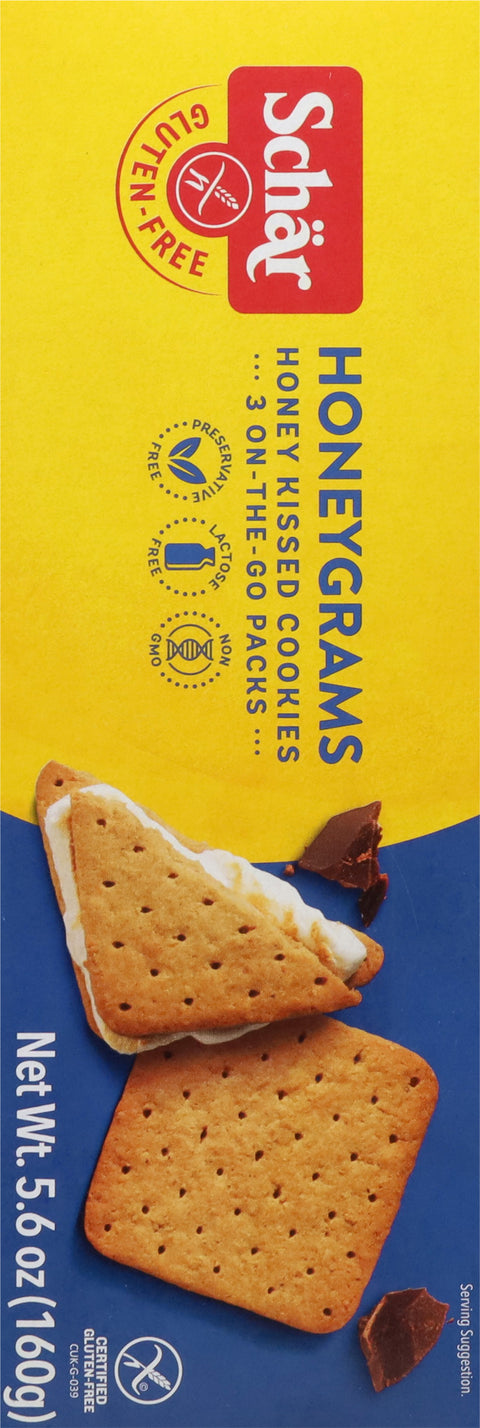 Schar Gluten-Free Honeygrams Cookies 3 ea
