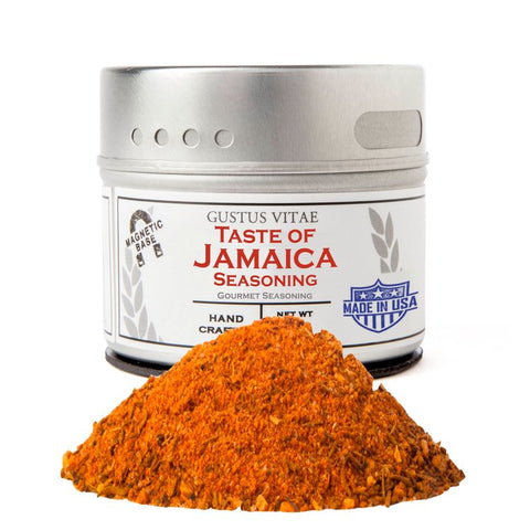 Gustus Vitae Taste of Jamaica Seasoning - 1.5 OZ 8 Pack