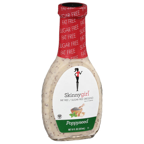Skinny Girl Dressing Fat Free/Sugar Free Poppyseed 8 FZ
