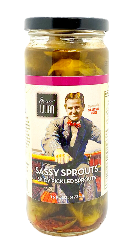 Bruce Julian Heritage Foods Sassy Sprouts - 16 FL OZ 12 Pack