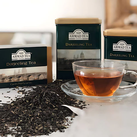 Ahmad Darjeeling Loose Leaf Black Tea in Tin 7oz/200g