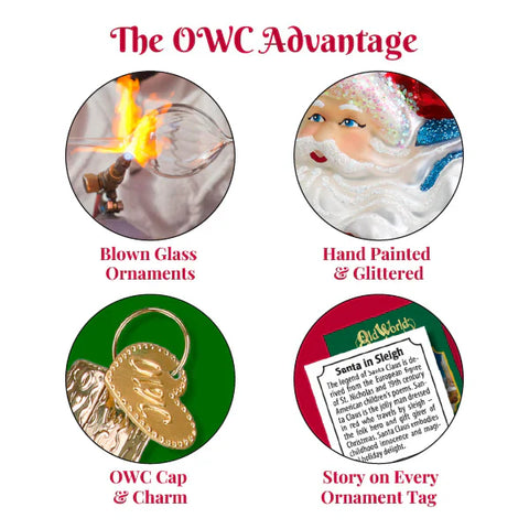 Nationals Baseball MItt Ornament