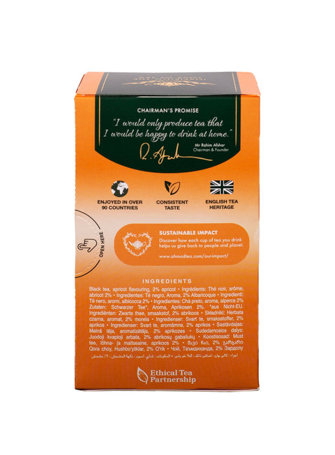 Ahmad Apricot Sunrise Black Tea 20 foil tea bags