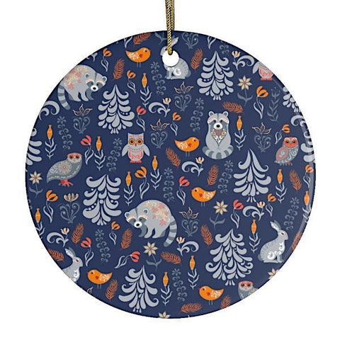 Autumn Forest Scandinavian Forest Ornament