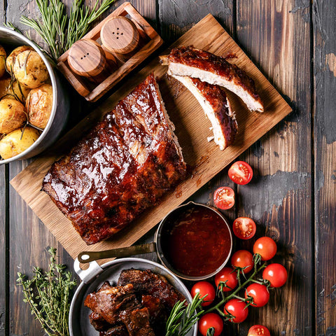 Award Winning Baby Back Ribs & Sauce: Feeds 4-6