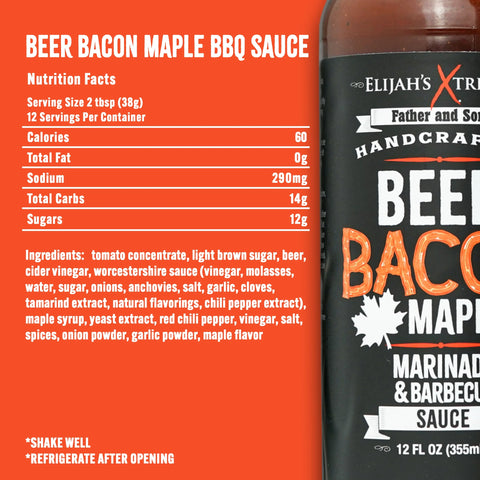 Beer Bacon Maple BBQ Sauce