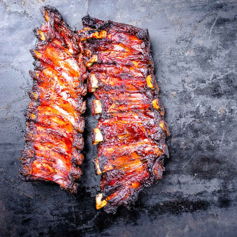 "Dry Style" Sauce-less, Rub Only BBQ Ribs *LOW SUGAR*