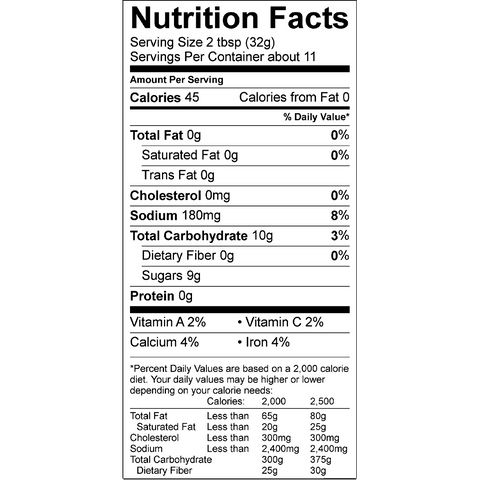 Bourbon Blueberry Chipotle BBQ Sauce (6 pk Case)