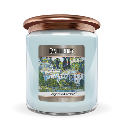 NOUVEAU™ - Bergamot & Amber™, 3 - Wick, Candy Jar Candle (Collective)